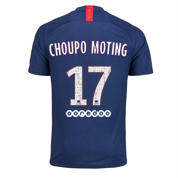 Camiseta Paris Saint Germain NO.17 Choupo Moting 1ª 2019/20 Azul